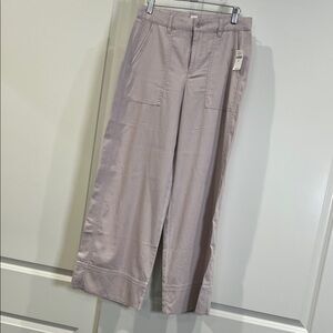 New Gap Wide Leg Utility Pants in Dusty Mauve